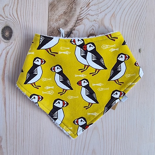 Puffins - Dribble Bib by Simpson + C